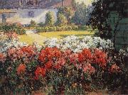 Benjamin C.Brown The Joyous Garden-n-d France oil painting artist